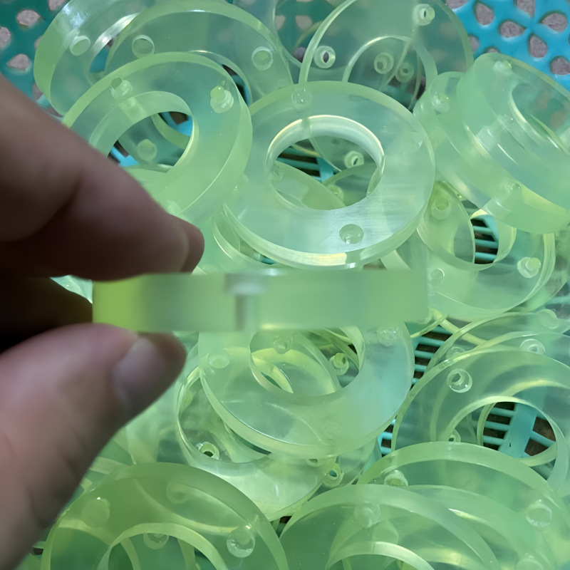 聚氨酯缓冲垫pu圆垫优力胶垫片防撞耐磨冲床模具垫块牛筋减震垫圈 详情 5