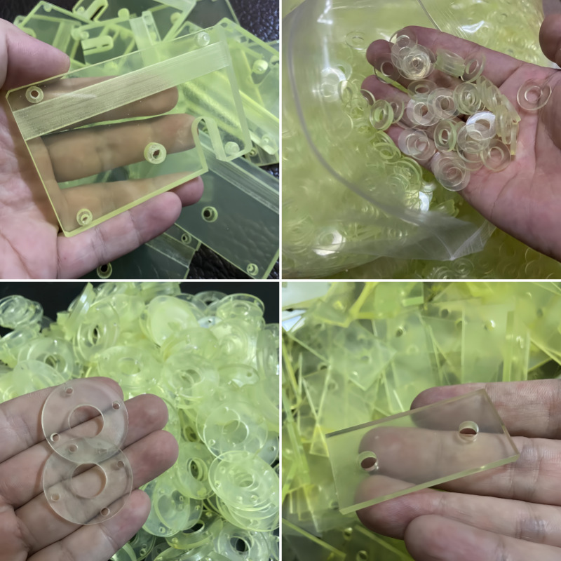 聚氨酯缓冲垫pu圆垫优力胶垫片防撞耐磨冲床模具垫块牛筋减震垫圈 详情 6