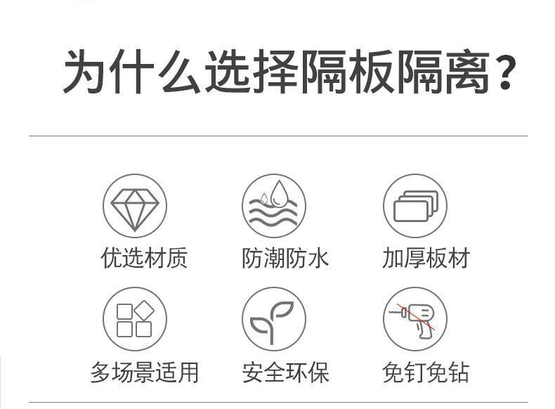 透明亚克力防疫隔离板防飞沫挡板加工学生课桌餐厅办公桌阻断膠板 详情 33