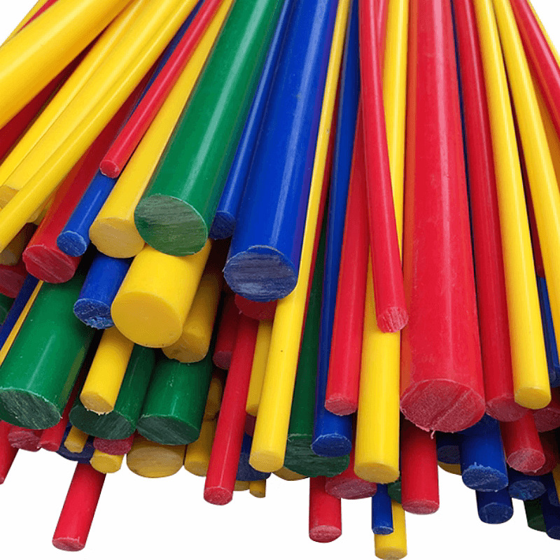 红黄蓝绿白黑色pom棒加工赛钢棒 聚甲醛棒材定制零切5 6 8-300mm 详情 25