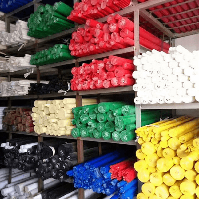 红黄蓝绿白黑色pom棒加工赛钢棒 聚甲醛棒材定制零切5 6 8-300mm 详情 26