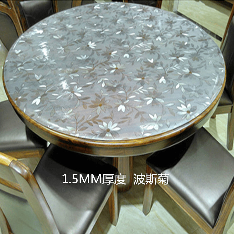 透明PVC软胶桌垫软胶水晶板垫片加工打孔软玻璃胶密封挡板3m背胶 详情 30