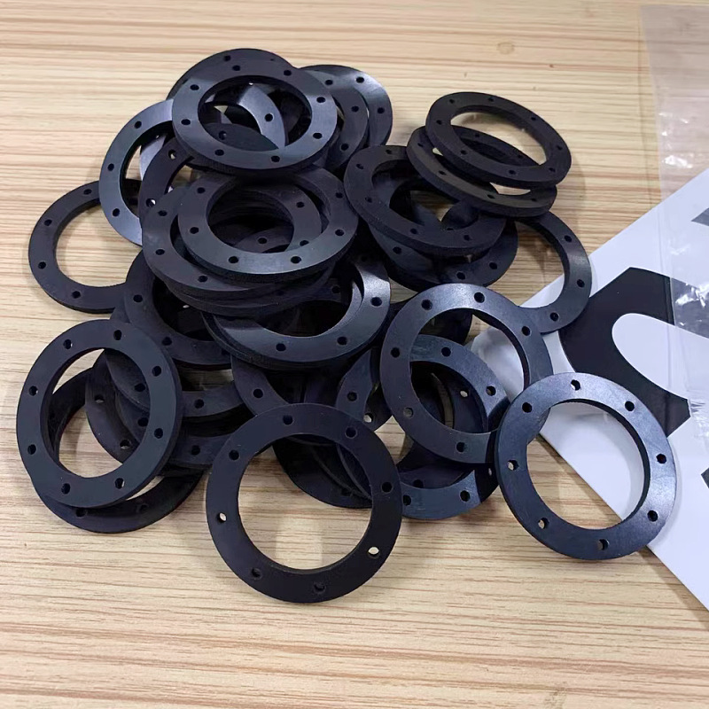 橡胶法兰垫片 工业机械用橡胶垫片胶垫圈 带孔标准橡胶垫片密封垫 详情 18