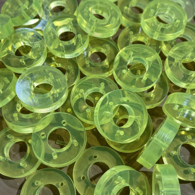 优力胶聚氨酯法兰垫片 减震pu牛筋缓冲O型pu弹性密封方形垫圈加工 详情 23