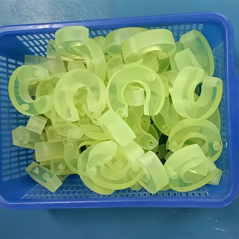 优力胶聚氨酯法兰垫片 减震pu牛筋缓冲O型pu弹性密封方形垫圈加工 详情 25