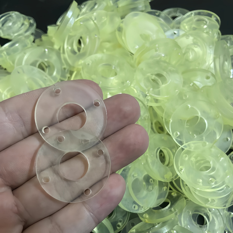 优力胶聚氨酯法兰垫片 减震pu牛筋缓冲O型pu弹性密封方形垫圈加工 详情 30