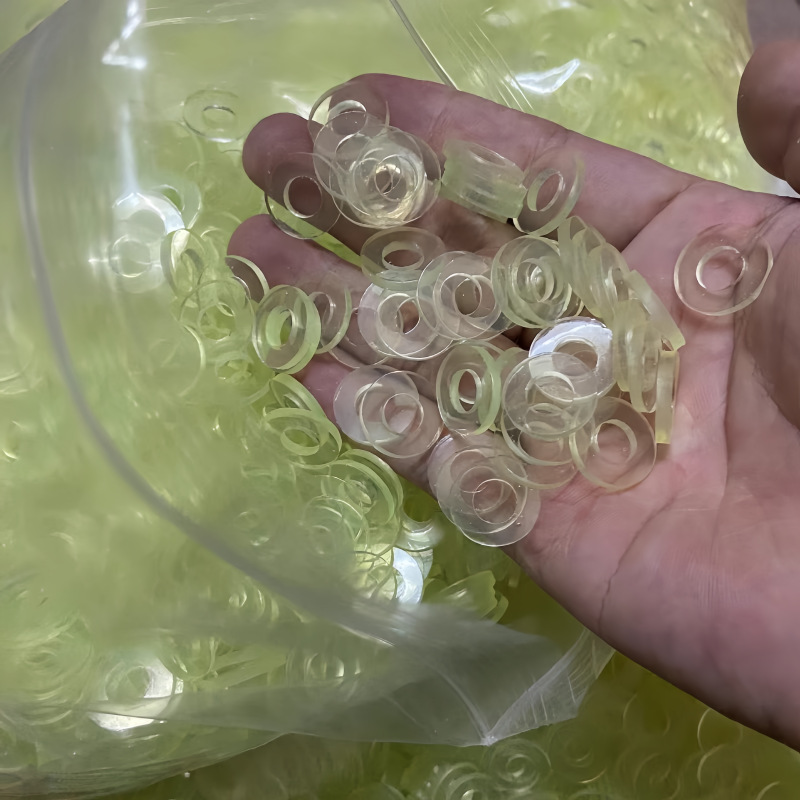优力胶聚氨酯法兰垫片 减震pu牛筋缓冲O型pu弹性密封方形垫圈加工 详情 31