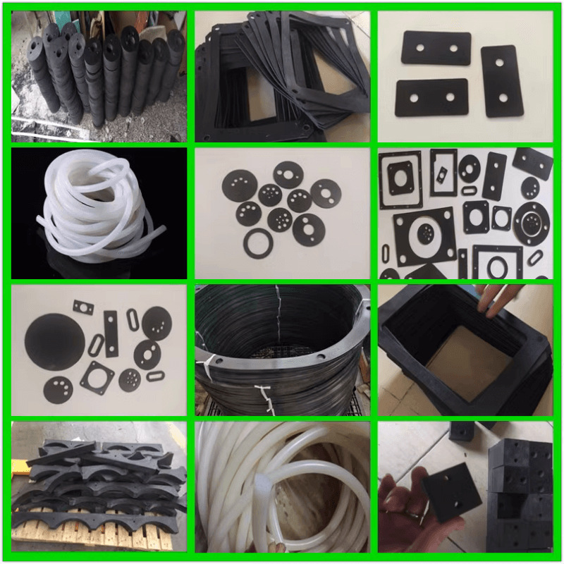 工业橡胶板加厚垫片减震缓冲防撞块圆形打孔加工定制15mm20mm30mm 详情 32