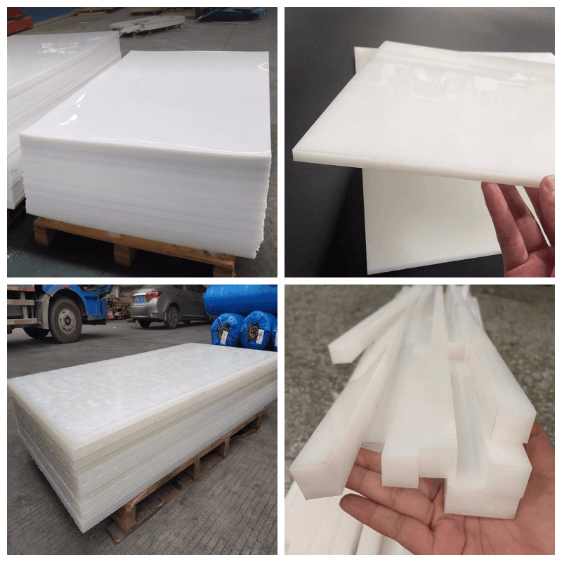 食品级PP板材 白色水箱塑料板加工零切 冲床垫板阳窗台硬板材打孔 详情 4