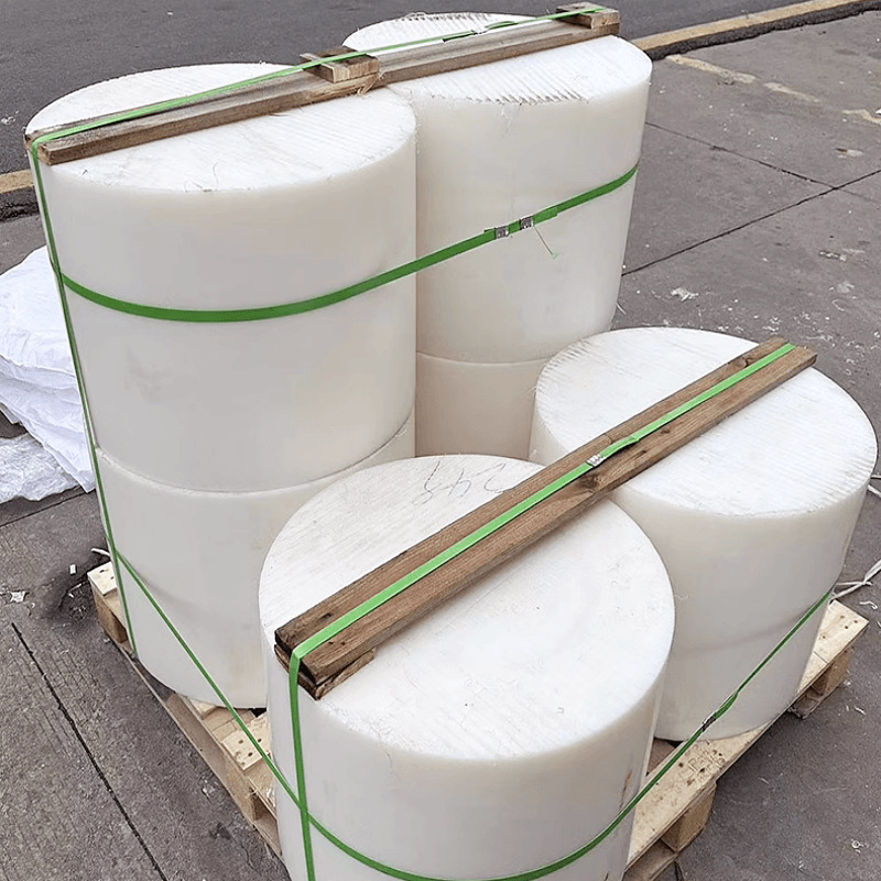 白色尼龙板加工PA66尼龙条耐磨蓝色MC901尼龙棒PA6聚酰胺板材零切 详情 41